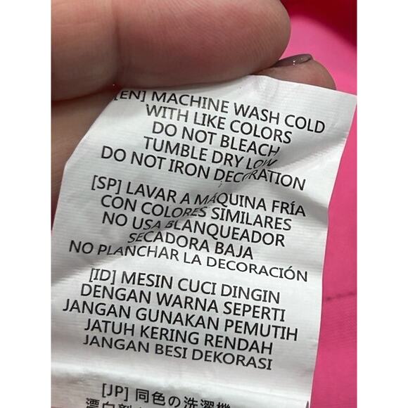 NWT VastLife Womens Graphic Print T-Shirt Short Sleeve Crew Neck Pink Size M - Picture 8 of 11